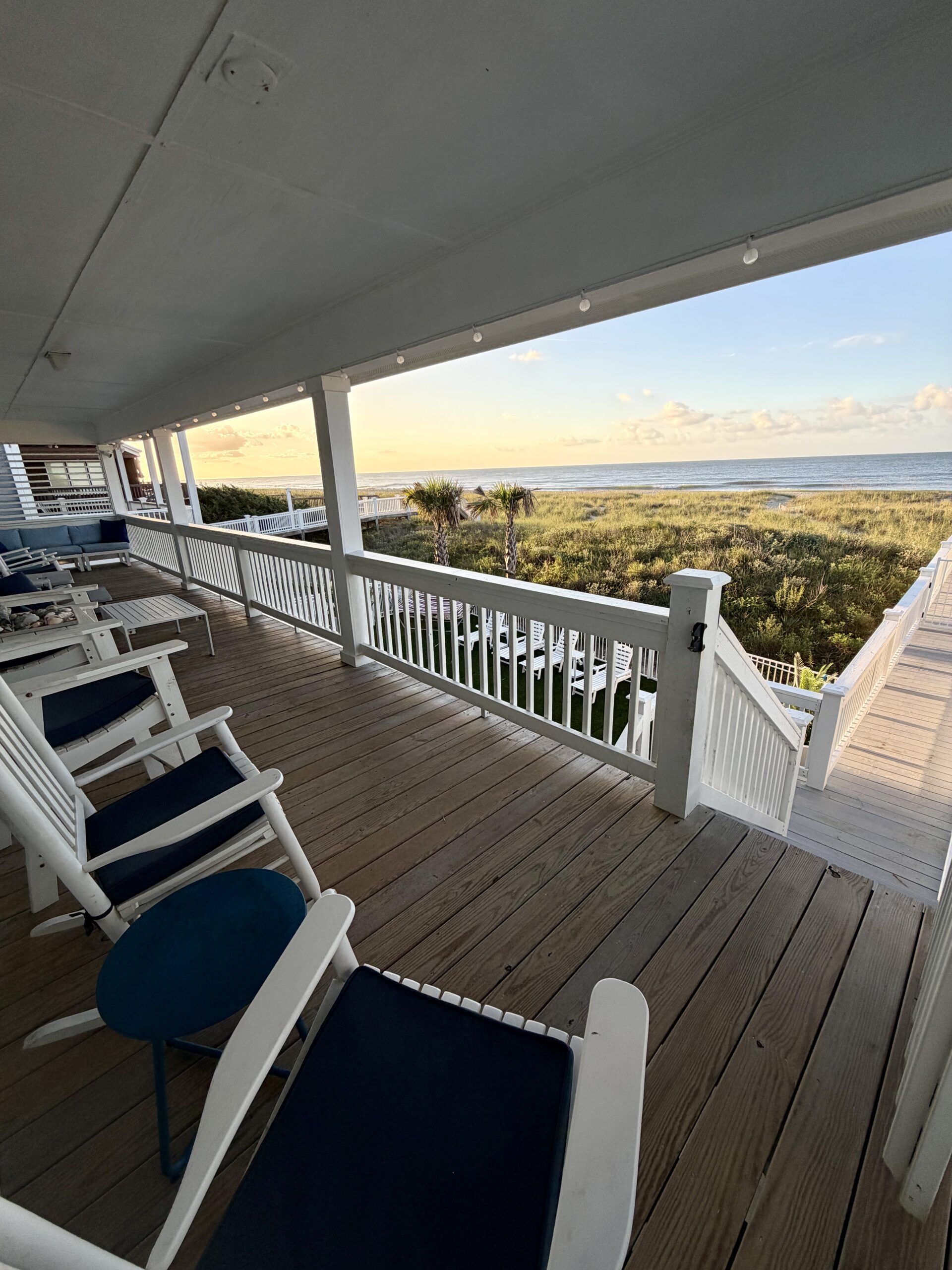 Porch Facing Ocean Views