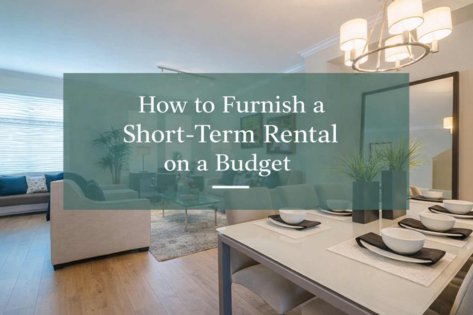 How to Furnish a Short-Term Rental on a Budget
