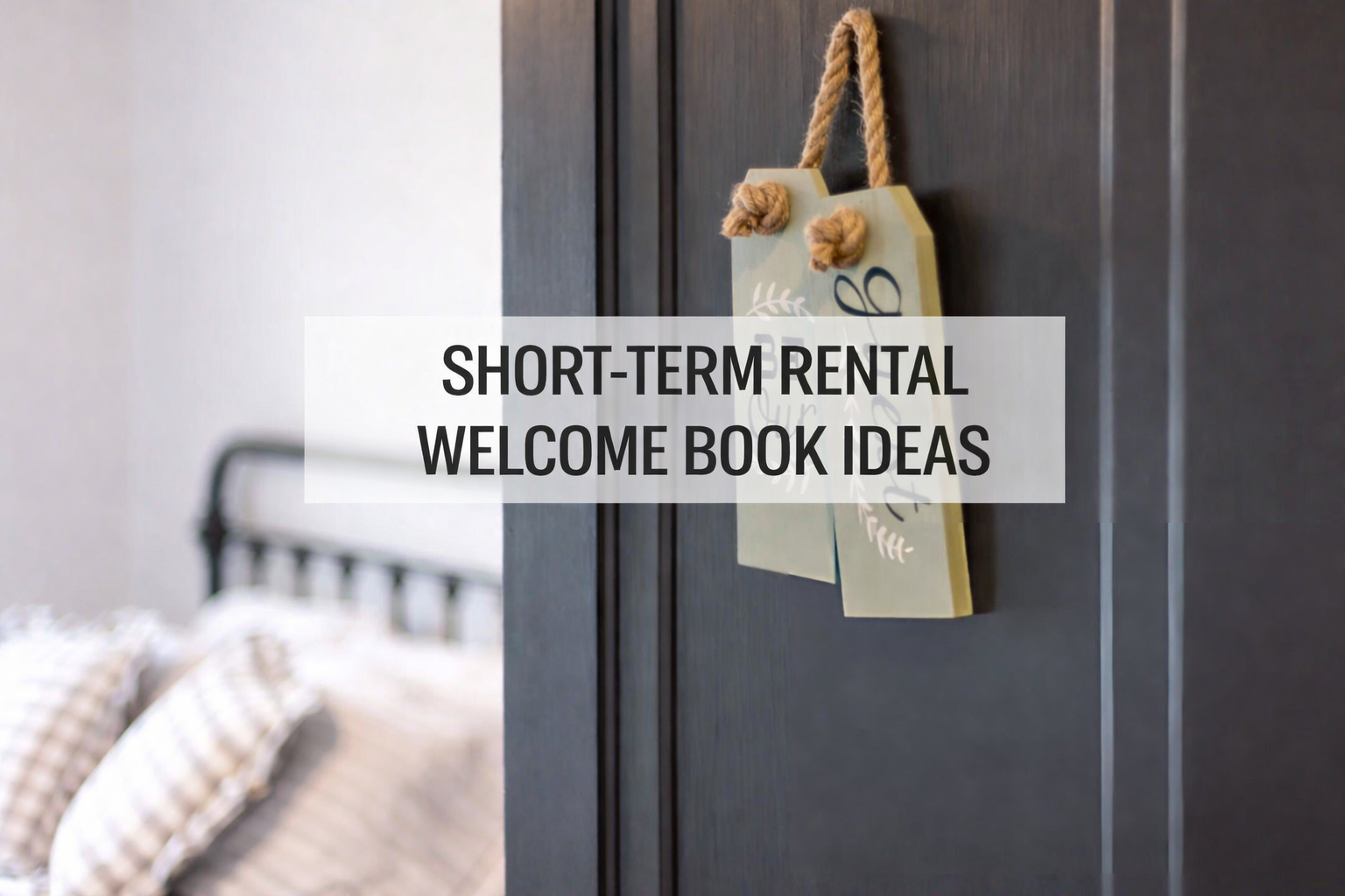 Short-term rental welcome ideas